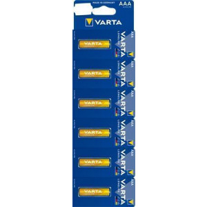 Baterie "Longlife Kartella", AAA, 6 ks, VARTA