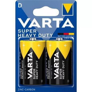 Baterie "Super Heavy Duty", Typ D - R20, 2 ks, VARTA 2020101412
