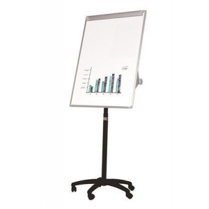 Flipchart, magnetický, 70x100cm, mobilní, VICTORIA