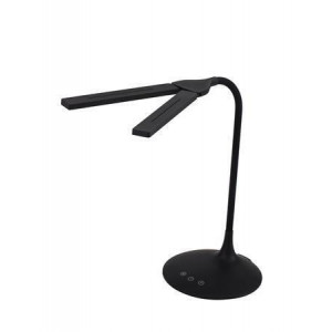 Stolní lampa "Ledtwin", černá, LED, 6 W, ALBA
