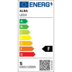 Stolní lampa "LedX", černá, 3-5,5W, LED, ALBA