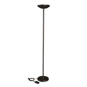 Stojací lampa "Sky", černá, halogenová, nastavitelná, kancelářská, MAUL