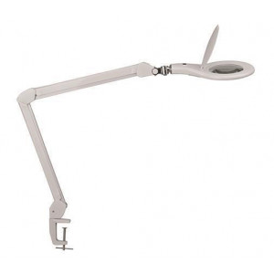 Stolní lampa "Makro", bílá, LED, zvětšovací sklo, držák, MAUL 8263302