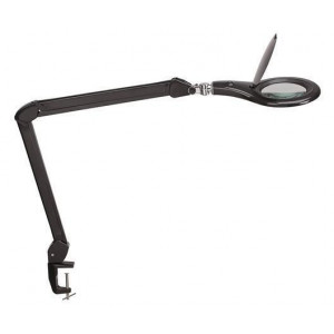 Stolní lampa "Makro", černá, LED, zvětšovací sklo, držák, MAUL 8263390
