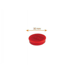Magnety, červená, 30 mm, 4 ks NOBO 1901449