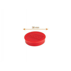 Magnety, červená, 38 mm, 4 ks NOBO 1901452