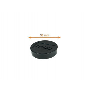 Magnety, černá, 38 mm, 4 ks NOBO 1901630