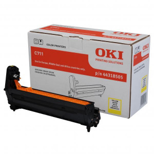 OKI originální válec 44318505, yellow, 20000str.