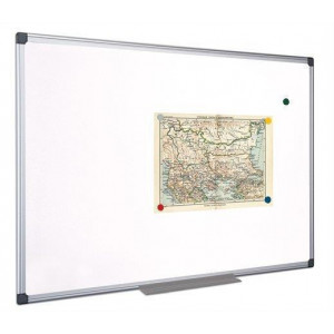 Bílá magnetická tabule, 45x60cm, hliníkový rám, VICTORIA