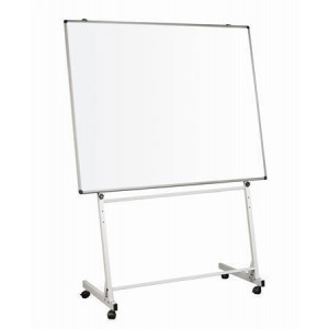 Mobilní stojan na bílou tabuli, s kolečky, 140 cm, VICTORIA