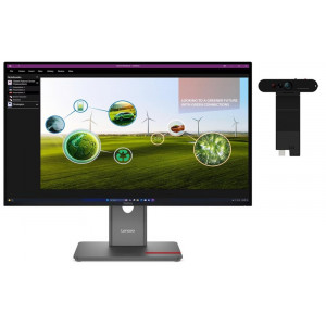 Lenovo P27Q-40 s MC60/ 27" ECO-IPS/ 2560x1440/ 16:9/ 350cd/m2cmd/ 1500:1/ 4ms/ HDMI/ DP/ USB/ VESA/ černý
