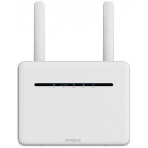 STRONG 4G+ LTE router 1200/ Wi-Fi standard 802.11a/b/g/n/ac/ 1200 Mbit/s/ 2,4GHz a 5GHz/ 4x LAN/ 1x SIM/ bílý
