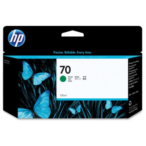 HP 70 Zelená inkoustová kazeta, 130 ml