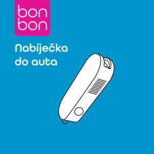 Autonabíječka Bonbon s USB výstupem, 10W, černá