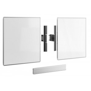 Vogels Postranní tabule 65" pro elektrický lift RISE s montáží podlaha-stěna bílé