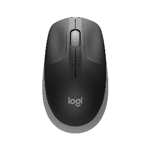 Logitech M190/Kancelářská/Optická/1 000 DPI/Bezdrátová USB/Šedá