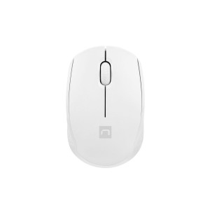 Myš Natec STORK/Kancelářská/Optická/1 600 DPI/Bezdrátová USB/Bílá