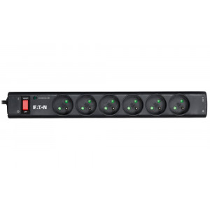 EATON přepěťová ochrana Protection Strip 6Tel@ FR, 6 zásuvek + telefon