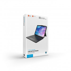 Pouzdro s USB-C klávesnicí FIXED Typee Enduro pro Apple iPad 10,9" (2022)/iPad 11" (2025), CZ, černé