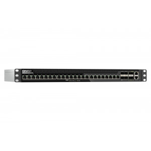 QNAP řízený switch QSW-M7230P-2X4F24T (24x 10GbE PoE port, 4x 25Gb port, 2x 100Gb port)