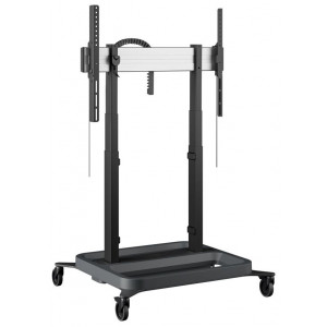 Vogels RISE Elektrický pojízdný TV lift, standardní kolečka, rychlost 80 mm/s černý
