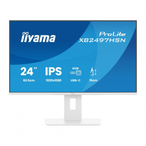 24" iiyama XB2497HSN-W1:IPS,FHD,USB-C,RJ45,HAS