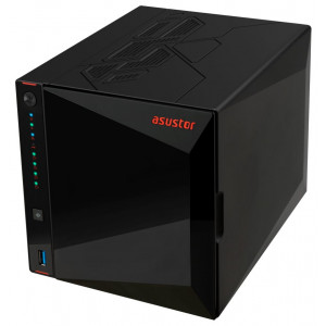 Asustor Nimbustor 4 Gen2  AS5404T 4 Bay NAS, Quad-Core 2.0GHz CPU, Dual 2.5GbE Ports, 4GB DDR4, 4x M.2 SSD Slots