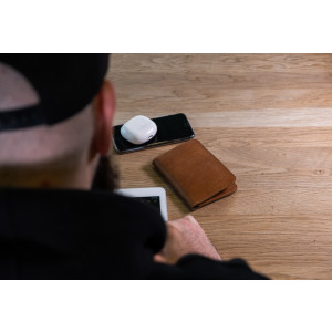 Kožená peněženka FIXED Wallet XL, hnědá