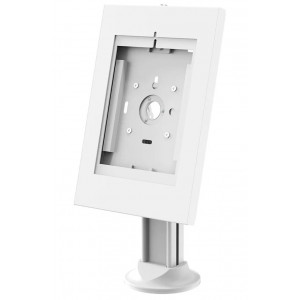 Neomounts  DS15-640WH1 / desk grommet, lockable tablet casing for Apple iPad, PRO, Air & Samsung Galaxy Tab / White