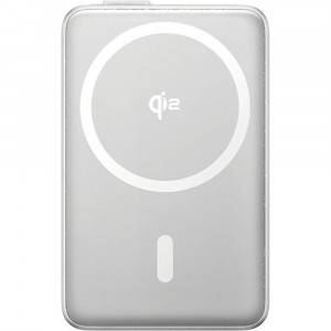 Baseus Powerbanka PicoGo Qi2 10000mAh 45W s kabelem USB-C šedá