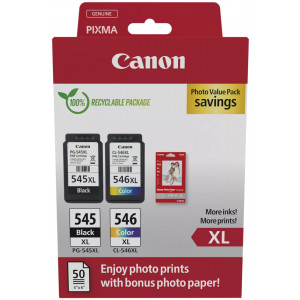 Canon inkoustová náplň PG-545XL/CL-546XL PHOTO VALUE  4x6 (GP-501 50listů)
