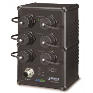 Planet IGS-5227-6T vodotěsný průmyslový L3 switch, 6x1Gb, 9-48VDC, -40~75°C, IP67, EN50155
