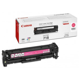 Canon originální toner CRG-718M/ LBP-7200/ 7660/ 7680/ MF-80x0/ MF724/ 2900 stran/K/ purpurový