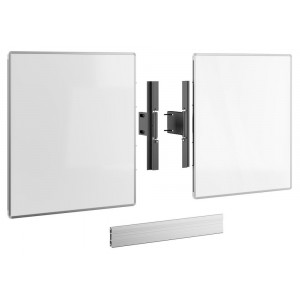 Vogels Postranní tabule 75" pro elektrický lift RISE s montáží podlaha-stěna, křídla bílá zvenku, zelená zevnitř