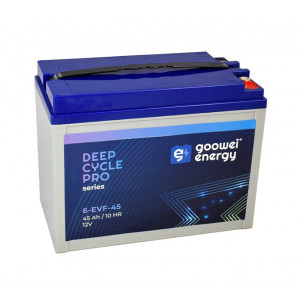 GOOWEI ENERGY Pb trakční záložní akumulátor VRLA GEL 12V/45Ah (6-EVF-45)