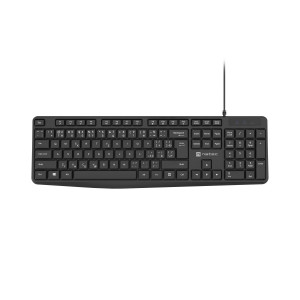 Natec klávesnice Nautilus 2/Drátová USB/CZ-SK layout/Černá