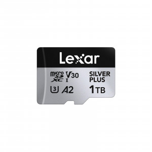 Lexar 1TGB H-P Silver Plus microSDXC s adp C10 A2