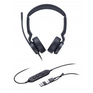 Yealink UH44 Dual UC USB-C/A, náhlavní souprava