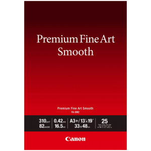 Canon fotopapír  FA-SM2  Premium FineArt Smooth A3+ 25 listů