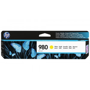 HP 980 Žlutá originální inkoustová kazeta