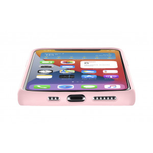 Ochranný silikonový kryt Cellularline Sensation pro Apple iPhone 12 Pro Max, starorůžový