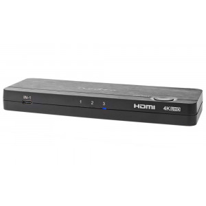 NEDIS HDMI převodník/ USB-C zásuvka/ 2x HDMI vstup/ 4x USB-A zásuvka/ 1x HDMI výstup/ 1cestný/ 4K@60Hz/ 18 Gbps/ ABS/ an