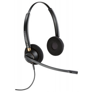 Poly EncorePro 520 Binaural Headset +Quick Disconnect EMEA - INTL English Loc Euro plug