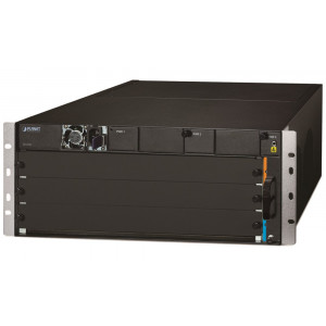 Planet CS-6303R L3 šasi pro instalaci modulů, 3-slot, 40Gb QSFP+, 10Gb SFP+, IPv6/IPv4, redundantní napájení, RING