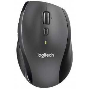 Logitech Marathon M705/ bezdrátová/ optická/ 1000dpi/ 2.4GHz/ USB přijímač/ černo-šedá