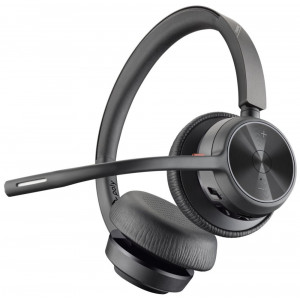 Poly Voyager 4320 UC Stereo USB-A Headset +BT700 USB-A Adapter +Charging Stand