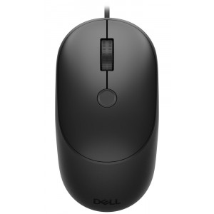 DELL myš MS526C/ optická/ drátová/ čtečka otisku prstu/ černá