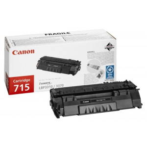 Canon originální toner CRG-715/ LBP-3370 + LBP-3310/ 3000 stran/ Černý