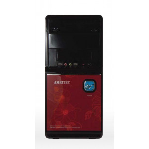 AMEI AM-C1002BR/Micro ATX/Černá a červená