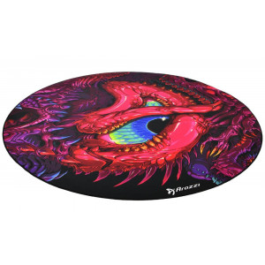 AROZZI Zona Floorpad Crawling Chaos/ ochranná podložka na podlahu/ kulatá 121 cm průměr/ dračí design